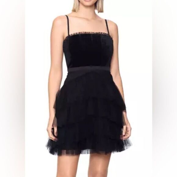 Betsy & Adam $239 Women's Sleeveless Strappy Fit and Flare Dress Size 2 - Picture 2 of 3